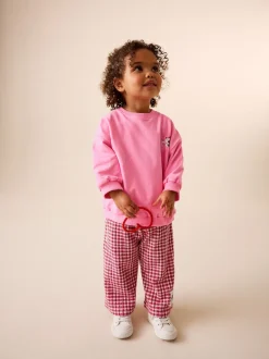 Next Rose/rouge - Disney Ensemble haut et pantalon à manches longues Minnie Mouse (3mois7ans) Best