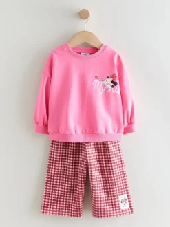 Next Rose/rouge - Disney Ensemble haut et pantalon à manches longues Minnie Mouse (3mois7ans) Best