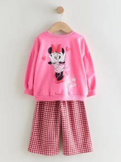 Next Rose/rouge - Disney Ensemble haut et pantalon à manches longues Minnie Mouse (3mois7ans) Best
