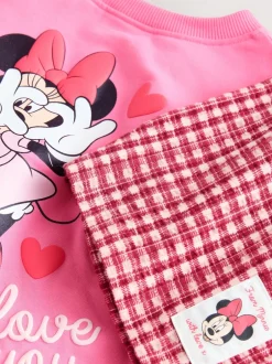 Next Rose/rouge - Disney Ensemble haut et pantalon à manches longues Minnie Mouse (3mois7ans) Best