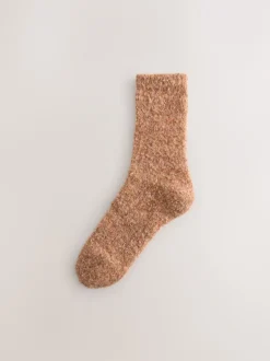 Next Rose/rouille - Lot de 2 paires de chaussettes douillettes Boucle