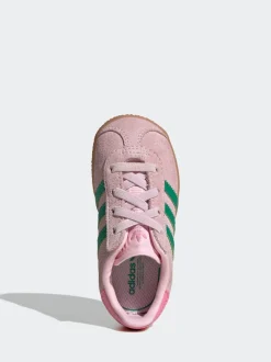adidas originals - Baskets Gazelle Comfort Closure élastiques pour Bébé Rose/Vert Clearance