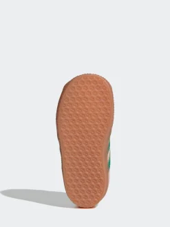 adidas originals - Baskets Gazelle Comfort Closure élastiques pour Bébé Rose/Vert Clearance