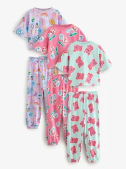Next Rose/Violet - Lot de 3 joggings de pyjama (3-16ans) Sale