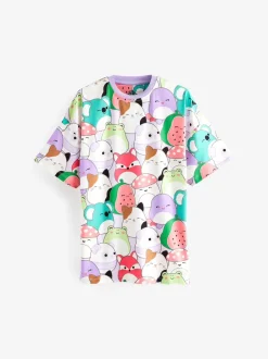 Next Rose/Violet - Squishmallows Nighties 2 Pack (5-14ans) Clearance