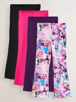 Next Rose/violet/graffiti - Leggings évasés (3-16ans) Discount