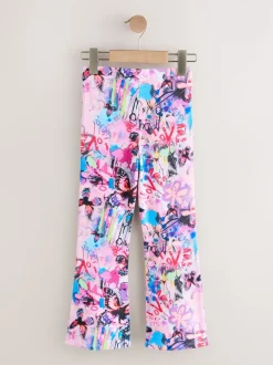 Next Rose/violet/graffiti - Leggings évasés (3-16ans) Discount