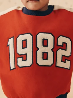 Next - Sweat imprimé All-over Col rond (3mois -7ans) Rouge 1982 Sale