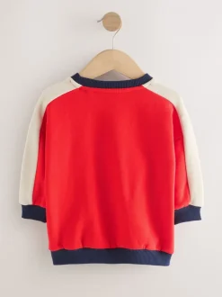 Next - Sweat imprimé All-over Col rond (3mois -7ans) Rouge 1982 Sale