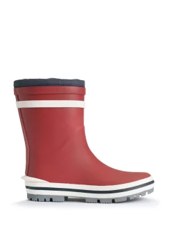 Start Rite Rouge - Bottes en caoutchouc Start-Rite Big Little Puddle nouées Clearance