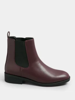 Yours Curve Rouge - Bottines Chelsea Discount