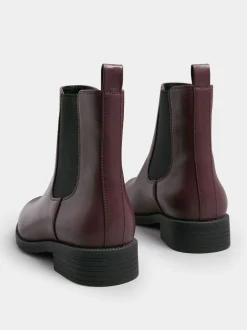 Yours Curve Rouge - Bottines Chelsea Discount