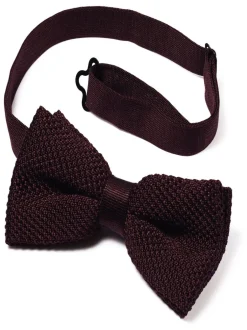 Charles Tyrwhitt Rouge - nœud papillon classique en maille prête à nouer Hot