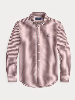 Polo Ralph Lauren Rouge - Chemise garçon rayée Online