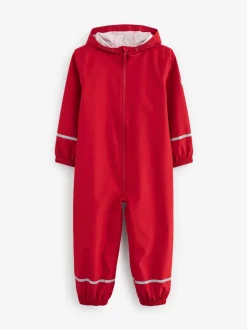 Next Rouge - Combinaison imperméable zippée à capuche (12mois -10ans) Best