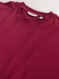Next - Coupe ample - T-shirt épais Rouge Discount