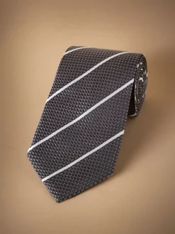 Next - Cravate Signature en soie italienne Rouge Sale