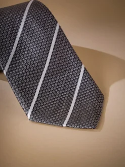 Next - Cravate Signature en soie italienne Rouge Sale