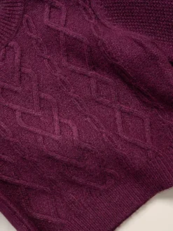 Miss Rouge - Ensemble pull et jupe en maille Clearance