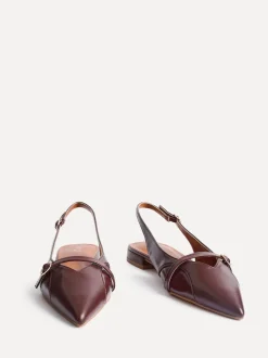 Linzi Rouge - Chaussures de ballet à bout pointu Prague avec boucle Discount