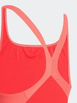 adidas Rouge - maillot de bain 3-Rayures C-Back pour enfant Clearance