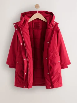Next Rouge - Manteau matelassé imperméable (4-12ans) Outlet