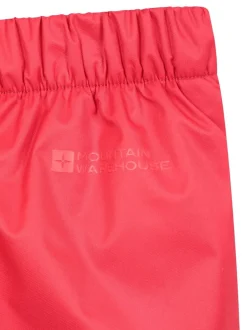 Mountain Warehouse Rouge - Pantalons imperméable doublé en polaire pour enfants Discount