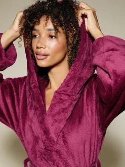 KBX Rouge - Peignoir Rosa duveteux Hot