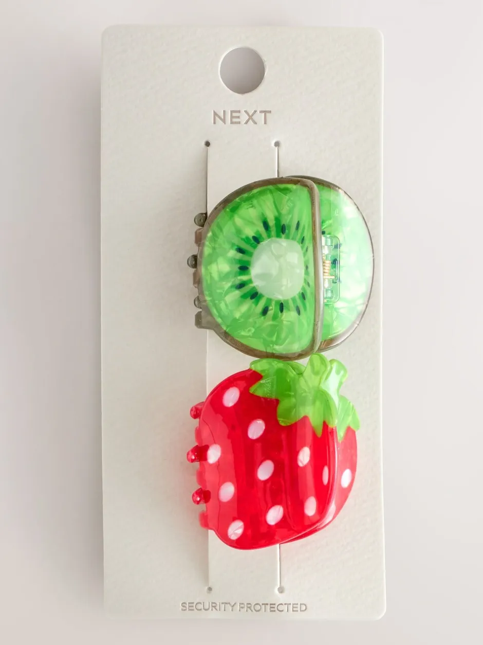 Next Rouge - Pinces à cheveux fraise et kiwi