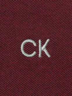 Calvin Klein Golf - Polo Uni Rouge Discount