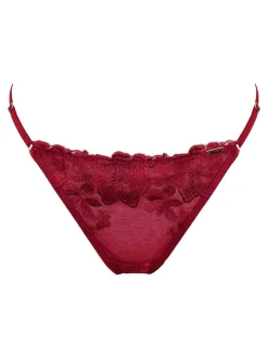 Pour Moi Rouge - Inde Bold Fleuri brodé Discount