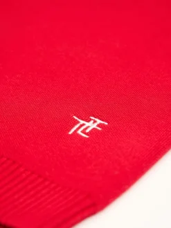 The Little Tailor Rouge - Pull de Noël Kids Ski Text New