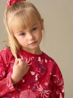 Angel & Rocket Rouge - Pyjama Amelia imprimé scandinave Online