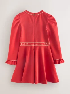 Baker by Ted Baker Rouge - Robe en point de Rome
