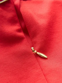 Baker by Ted Baker Rouge - Robe en point de Rome