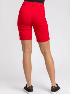 Roman - Short extensible à revers Rouge