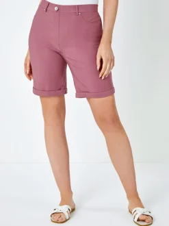 Roman - Short extensible à revers Rouge Online