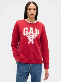 Gap - Sweat décontracté à logo Rouge Best