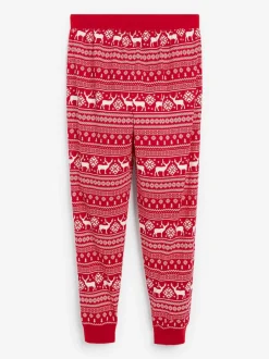 The Little Tailor Rouge - - Pyjama de Noël à motif Fair Isle de renne pour homme New