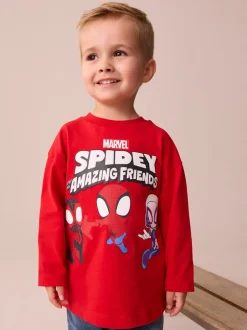 Next Rouge - T-shirt Marvel à manches longues (6mois-8ans) Discount
