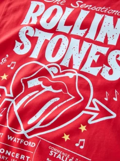 Next Rouge - T-shirt The Rolling Stones Band (3-16ans) New