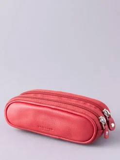 Lakeland Leather - Étui Lakeland en cuir à deux verres Rouge New