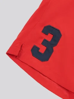 U.S. Polo Assn Rouge - . Mens Player 3 Short de bain Outlet