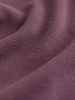 Next - Ajustement régulier - Sweat-shirt épais à Col rond riche en coton Rouge baie Online