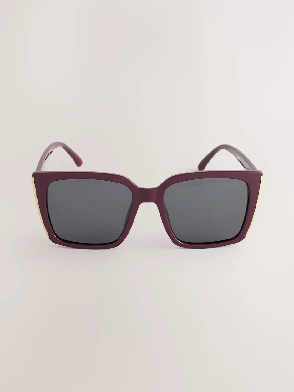 Next Rouge baie - Lunettes de soleil carrées Sale