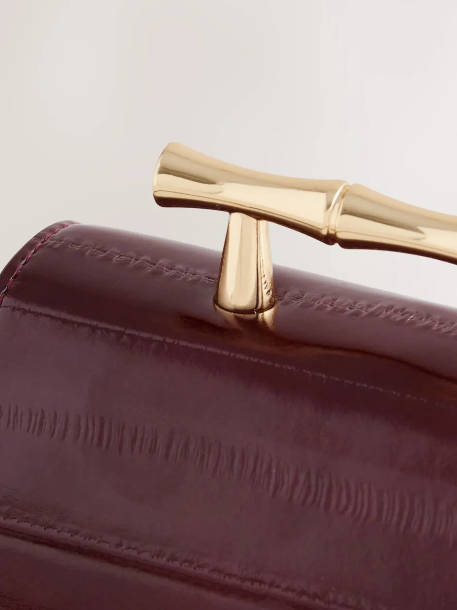 Next Rouge baie - Sac à poignée supérieure avec quincaillerie Or Online