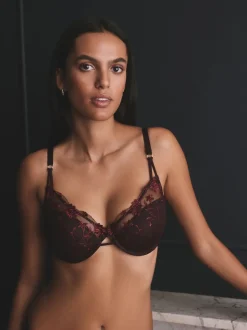 Next Rouge baie - Soutien-gorge brodé haut de gamme Sale