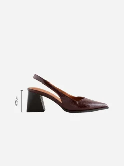 Next Rouge bordeaux - Chaussures à talons Forever Comfort® à bout pointu et à bride arrière Hot