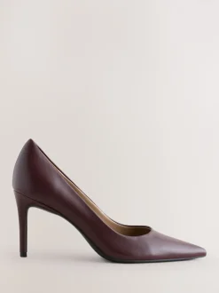 Next Rouge bordeaux - Chaussures de milieu de terrain en cuir New