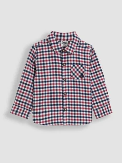 Jojo Maman Bébé Rouge bordeaux - Chemise brossée Online